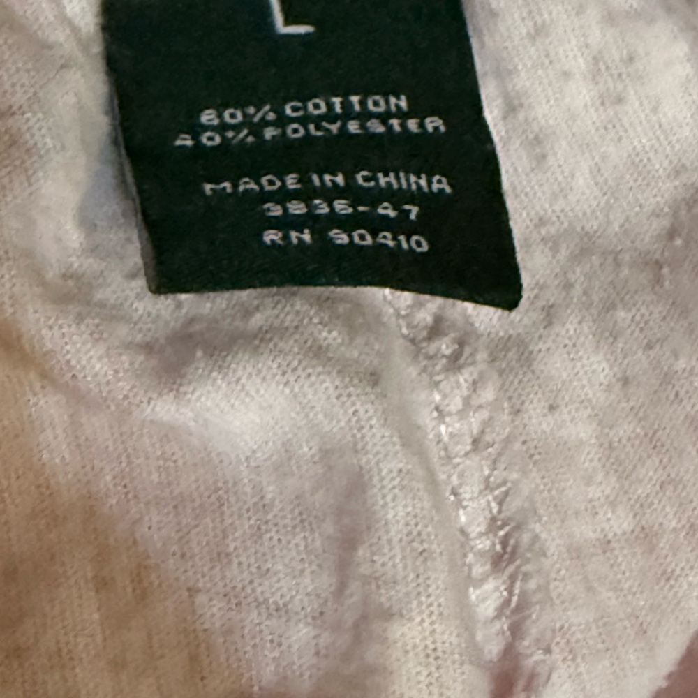Vintage Laura Ashley Pink Stripe Pajama Set Sz L Cotton Blend “Mom” Embroidery - Picture 6 of 7
